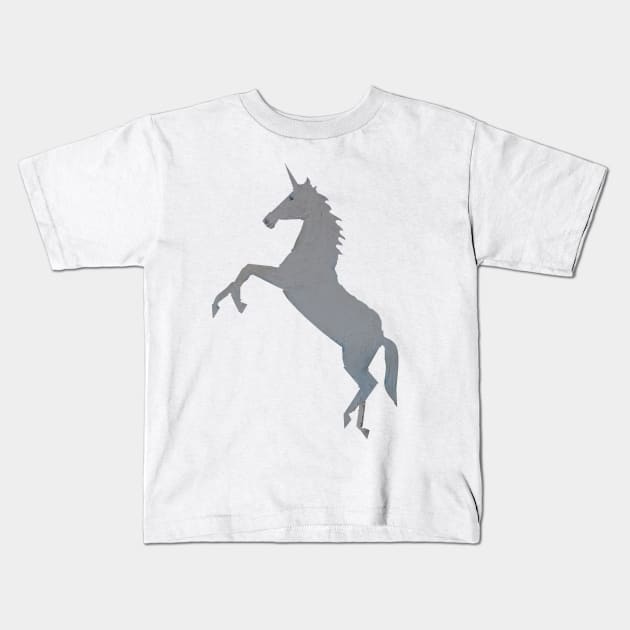 Unicorn In The Sky Kids T-Shirt by jandavies